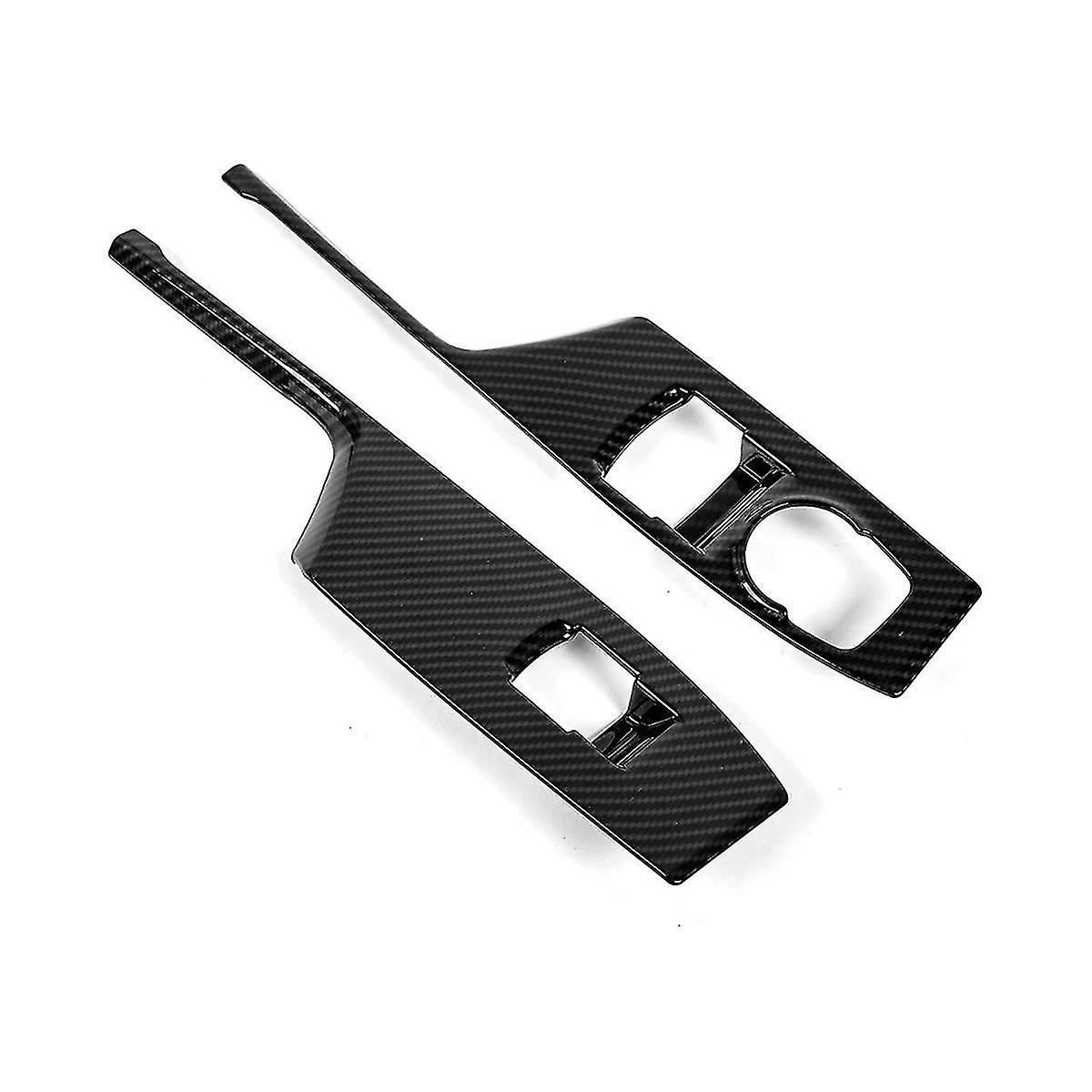 車の窓のリフトスイッチパネル装飾カバー2017-2022インテリアアクセサリーステッカー