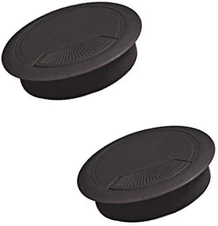 2x60mm Desk Table Grommet Cable Tidies Desk Caps Desk Surface Port Hole Covers
