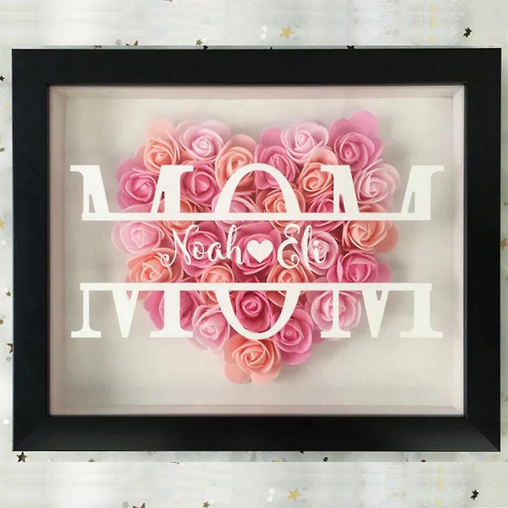 Wooden Flower Display Case Memory Shadow Box Frame Birthday Gifts