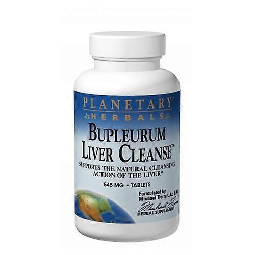 Planetary Herbals Bupleurum Liver Cleanse, 72 Tabs (Pack of 4)