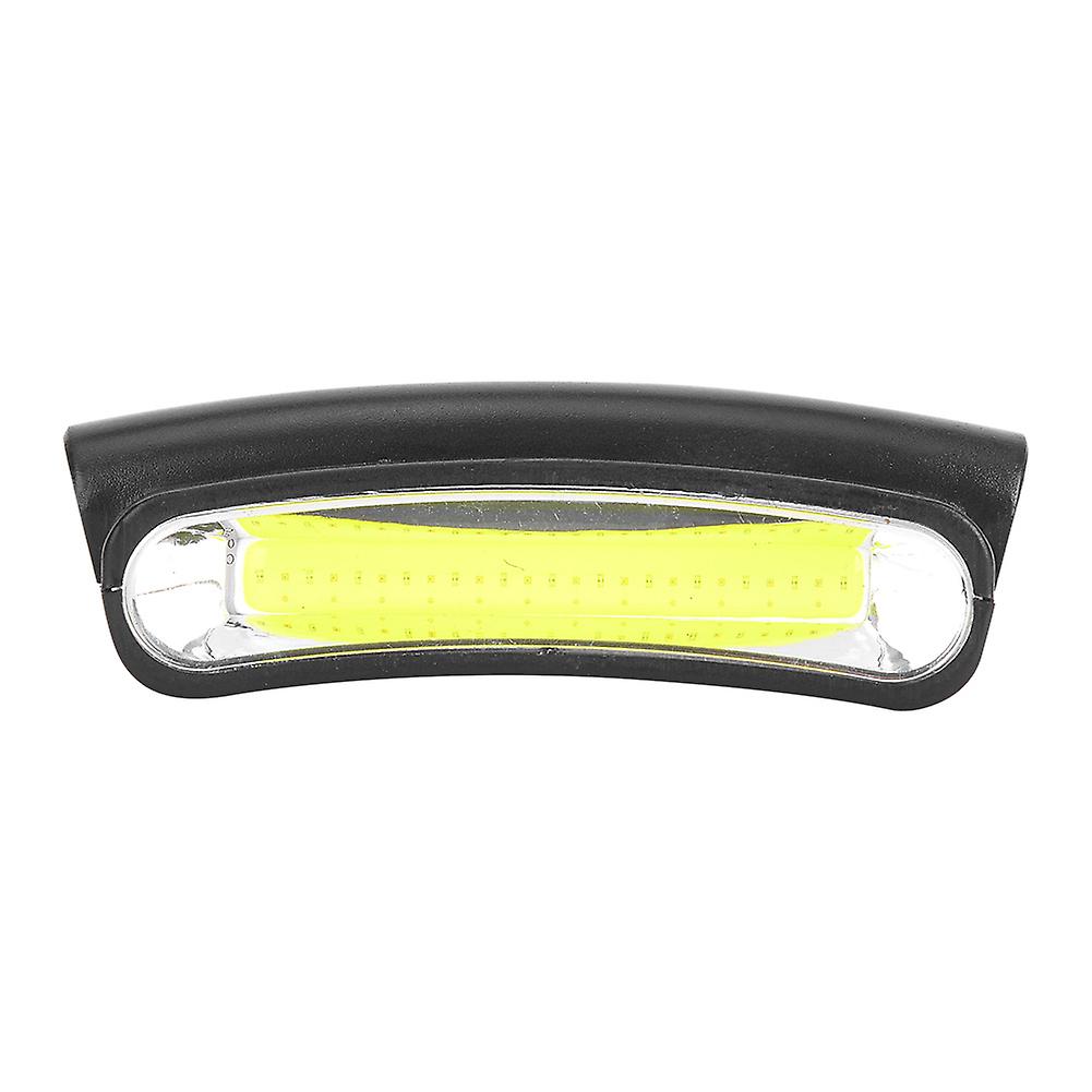 Portable Plastic COB LED Headlamp with Hat Clip, Mini Outdoor Flashlight