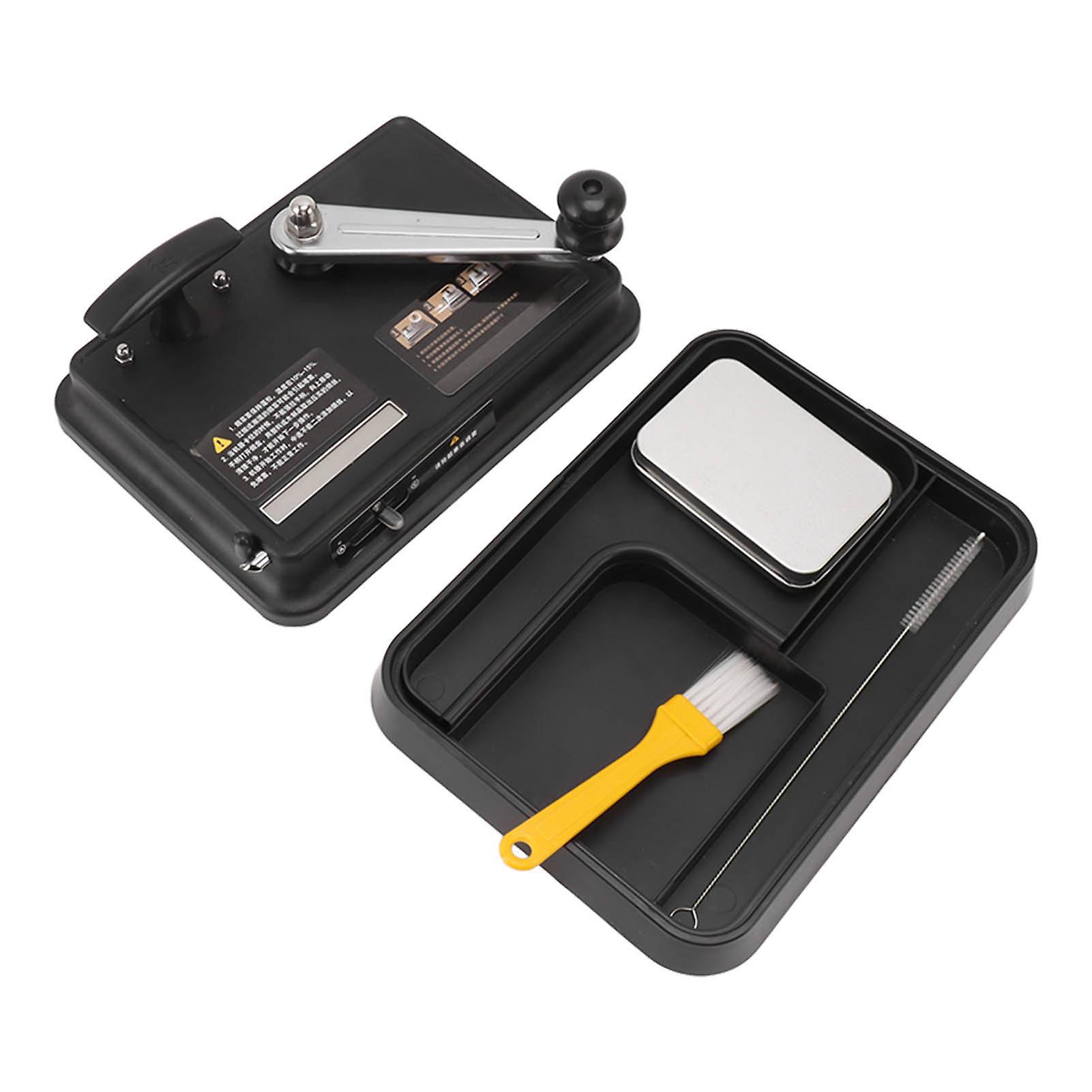 Manual Cigarette Rolling Machine Straight Push Stainless Steel Cigarettes Roller Maker