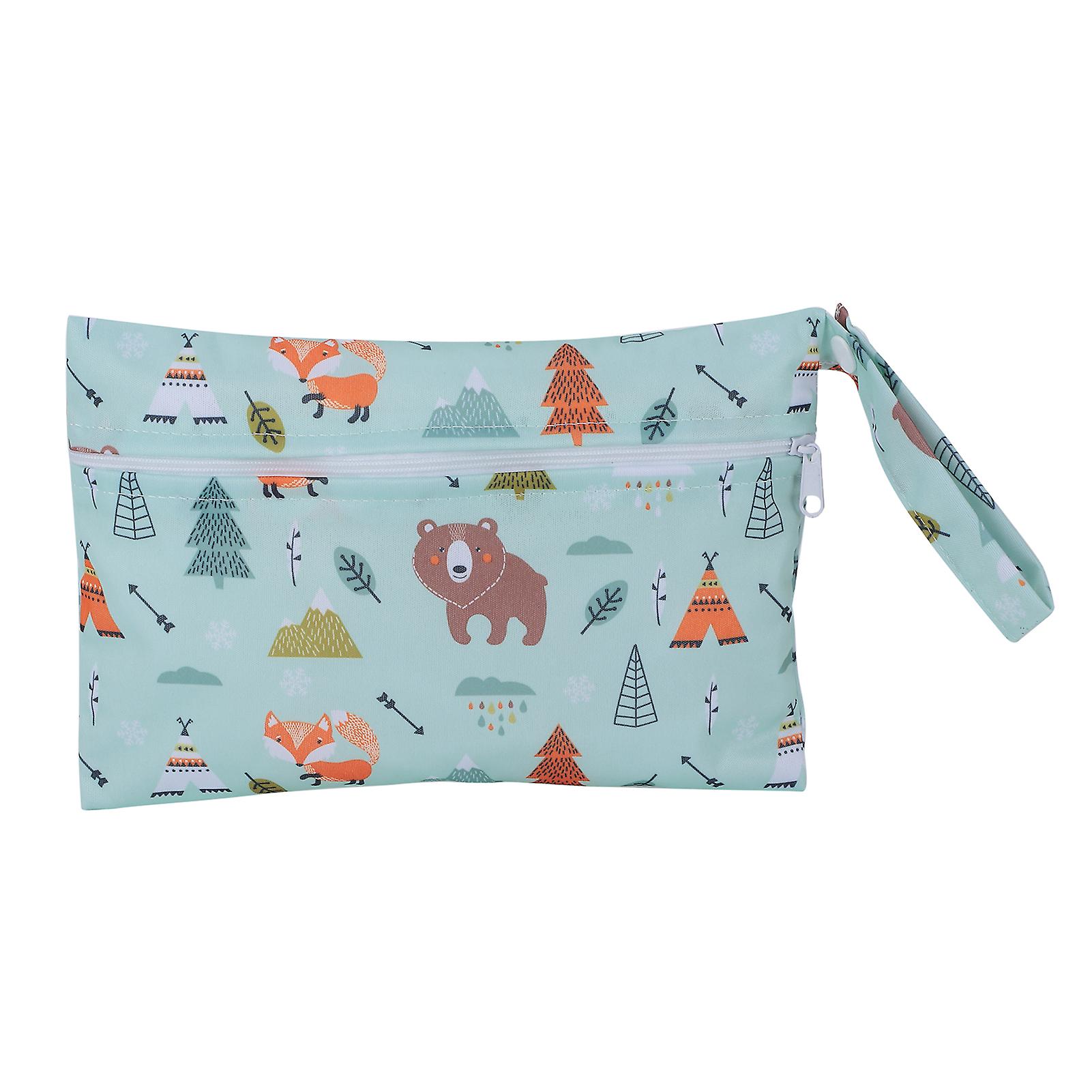 حقيبة تخزين حفاضات جميلة الكرتون نمط السفر حقيبة حفاض محمولة الحقيبة # 22