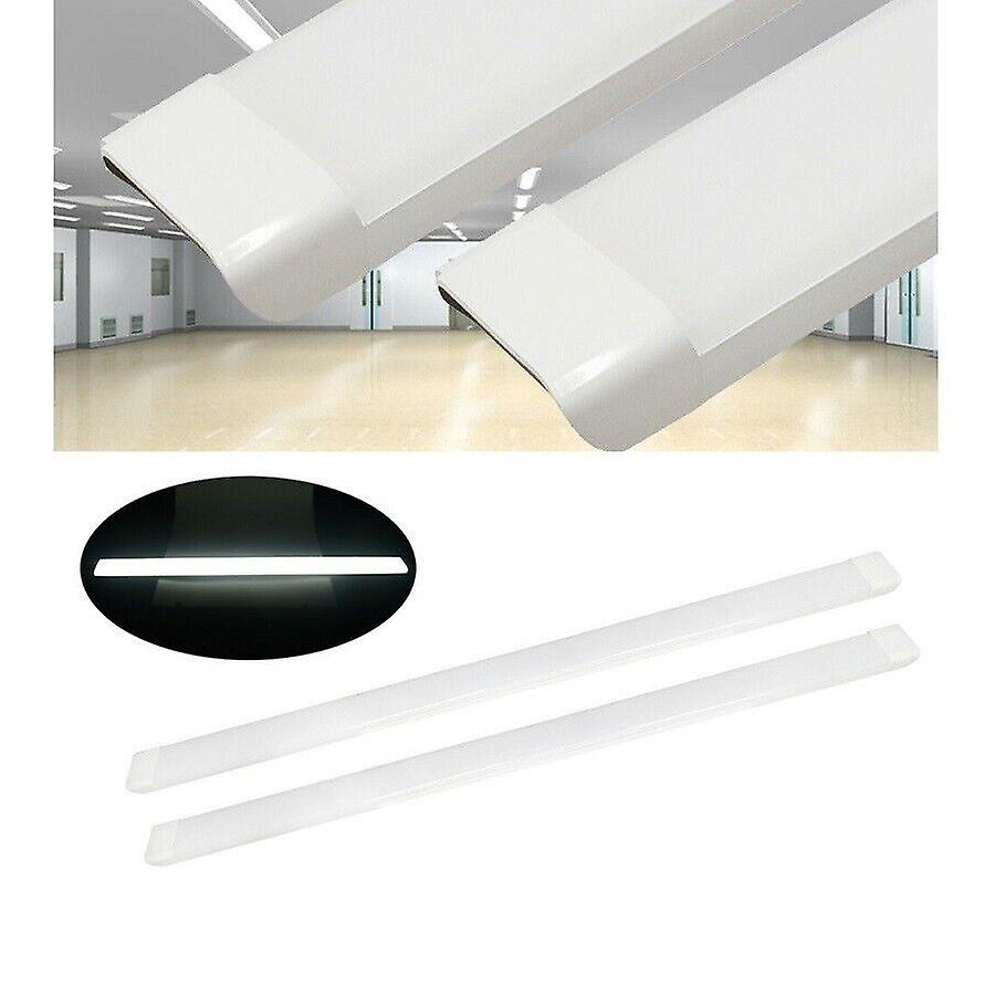 5Pcs 40w Led Slim Ceiling Fluorescent Diffused Batten Light 4ft 1200mm 6500k Daylight