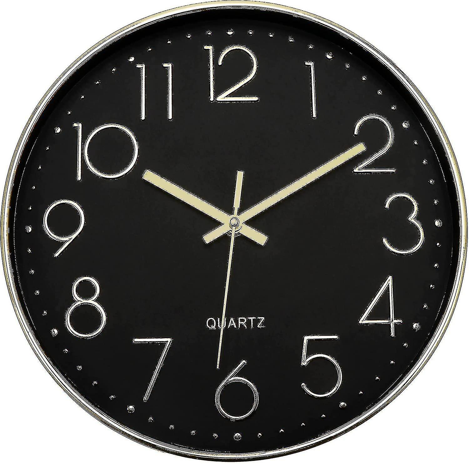 Wall Clock 12 Inch Silent No Tick Wall Clock