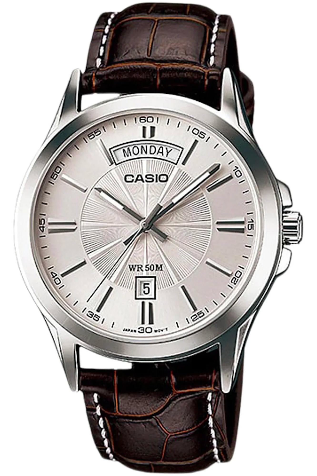 CASIO Collection MTP-1381 MTP-1381L-7A - Bőr férfi kvarc analóg