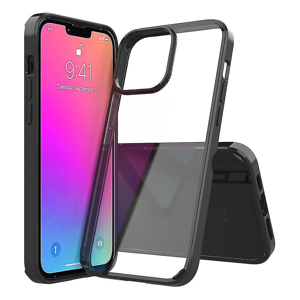 Tpu + Acrylic Protective Case For Iphone 13 Pro Max Black
