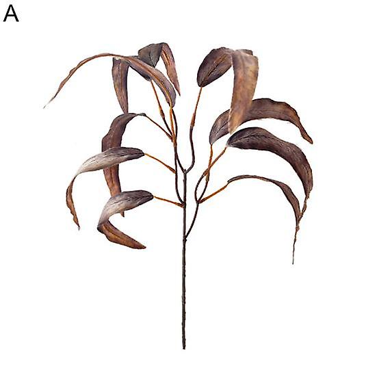 Artificial Eucalyptus UV-resistant Long-lasting Colorful Fancy Decorative Vivid Artificial Eucalyptus Branch Household Supplies