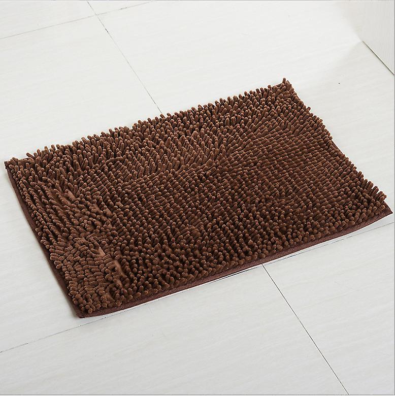Absorbent Soft Chenille Microfiber Non-Slip Bathroom Mat Machine