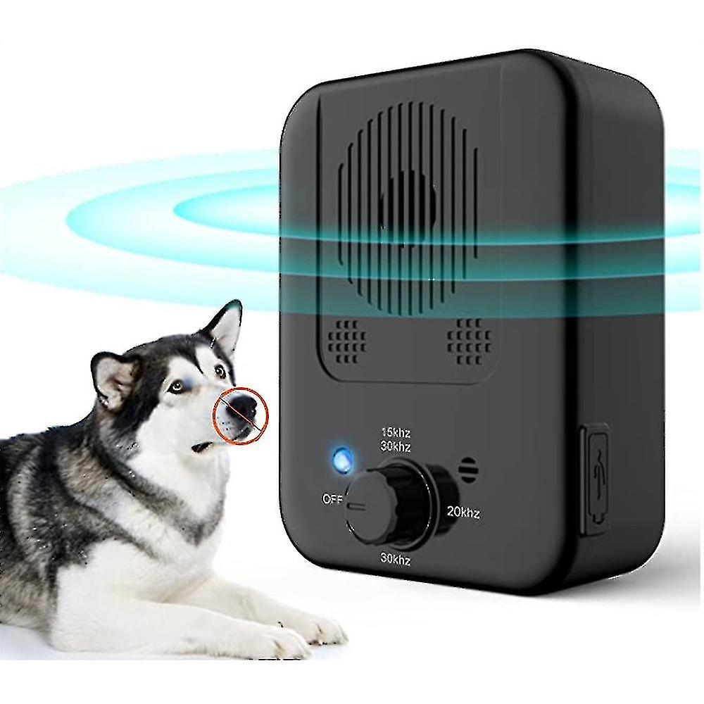 Frequency ultrasonic bark stopper USB rechargeable