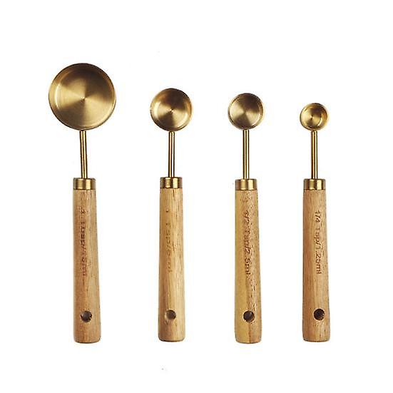 Useful Measuring Scoop Reusable Golden Color Cooking Accessories