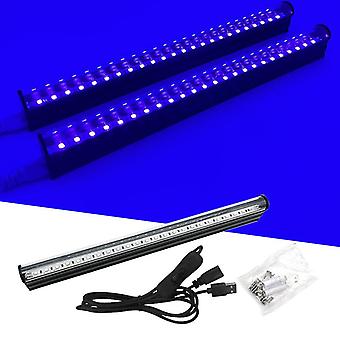 1pc Uv Led Black Light Bar 5w Usb Portable Led Tube Blacklight With On/off Switch For Halloween Glow Party Poster Uv Art Neon Body Paint