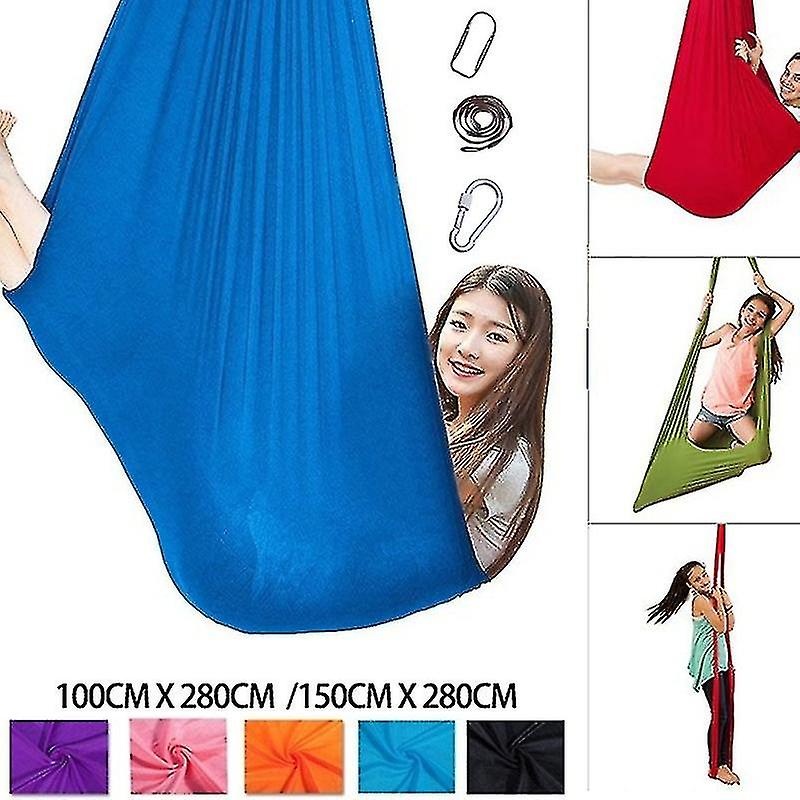 Yoga Swing Sling Hammock Trapeze Anti-gravity Inversion Therapy Aerial Home Gym Sport For Children 1 * 2.8m/1.5*2.8m