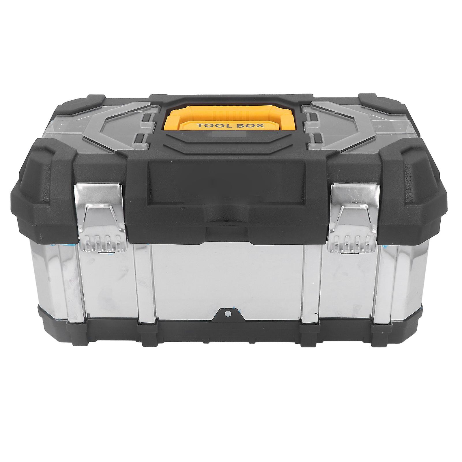 Tool Box Organizer Portable Multifunction Industrial Hardware Storage Stainless Steel Electrician Empty Box