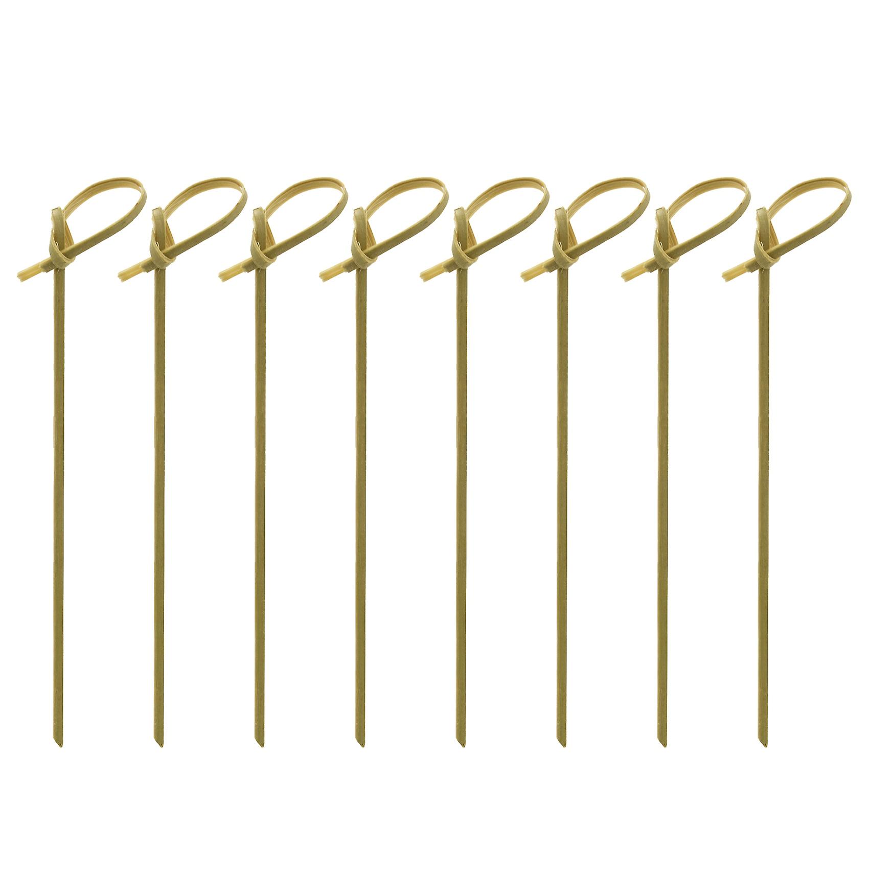 300 Pack Bamboo Cocktail Picks Cocktail Toothpicks Bamboo Skewers Toothpicks for Appetizers 4 Inch