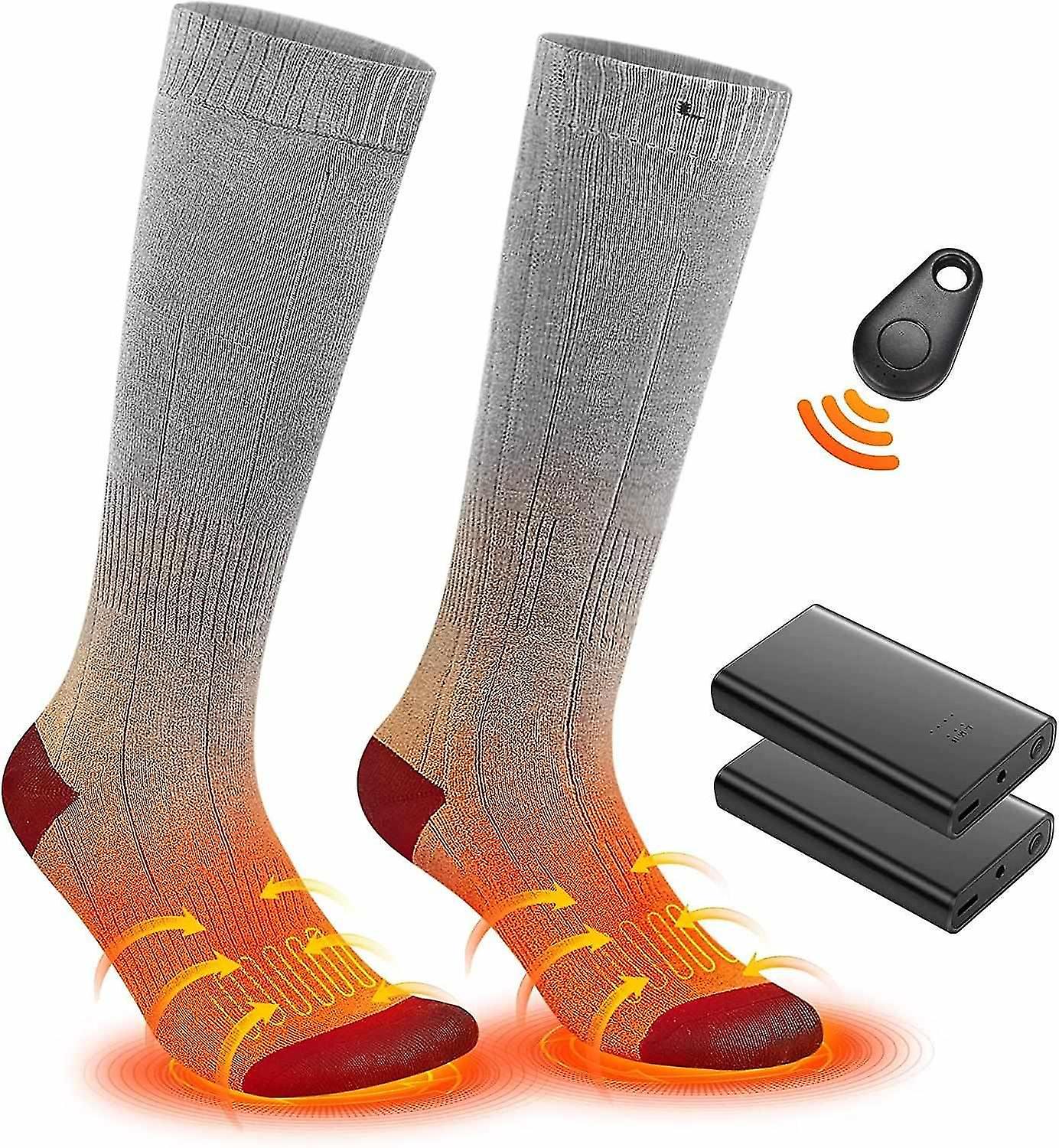 Heating socks, remote control 4000mAh 3.7V rechargeable electric heating socks
