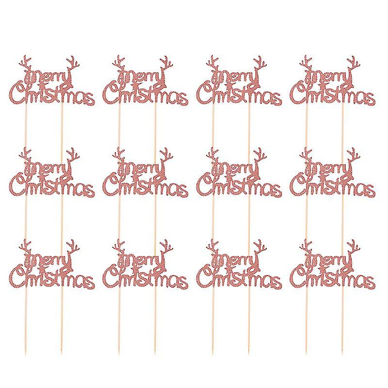 The New 12pcs Paper Cake Picks