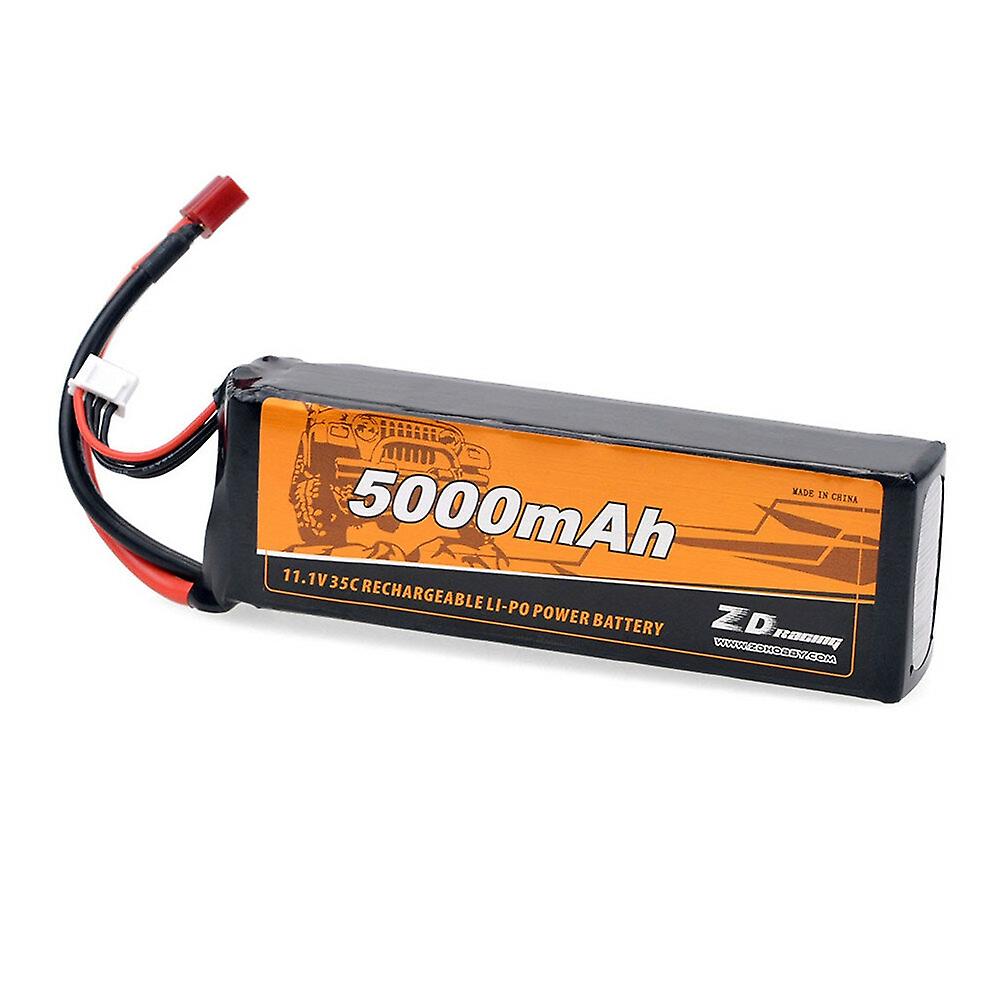 ZD Racing 11.1V 5000mAh 35C 3S Lipo Battery T Plug for 9116 9020 9021 08426 08427 1/8 1/10 RC Vehicl