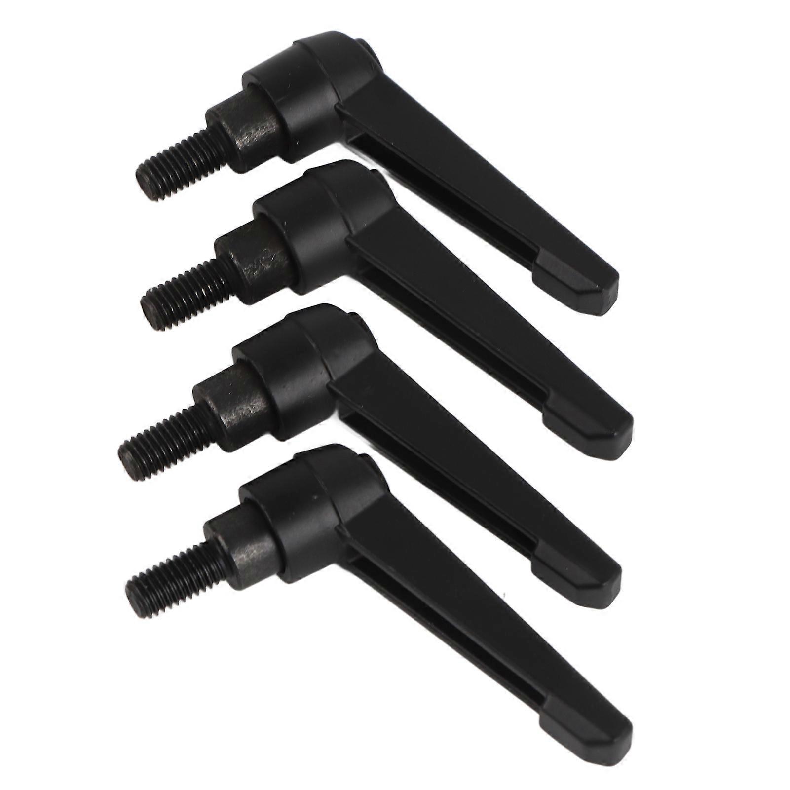 4PCS Metal Machine Knobs Adjustable Fixing Handle M8 Male Thread (16mm)