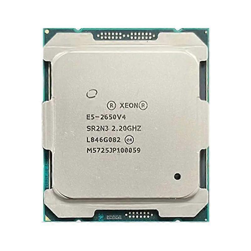 Xeon E5-2650V4 CPU - Socket LGA 2011-3 12 Cores 24 Threads 2.2GHz 30MB L3 Cache 105W.