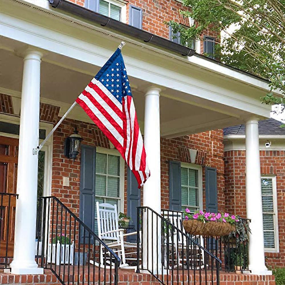 Wall flagpole base adjustable angle door window wall oblique insertion thickened aluminum alloy base