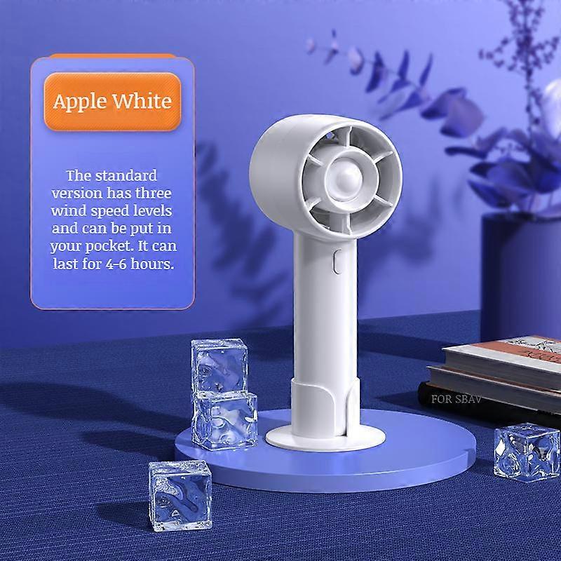 LBQ Handheld fan desktop mute rechargeable portable carry portable office mini electric fan