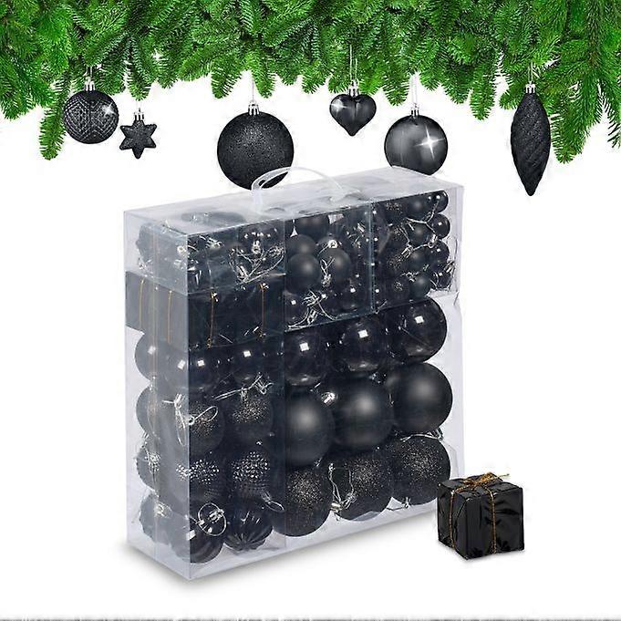 Christmas baubles in a set of 110 pieces