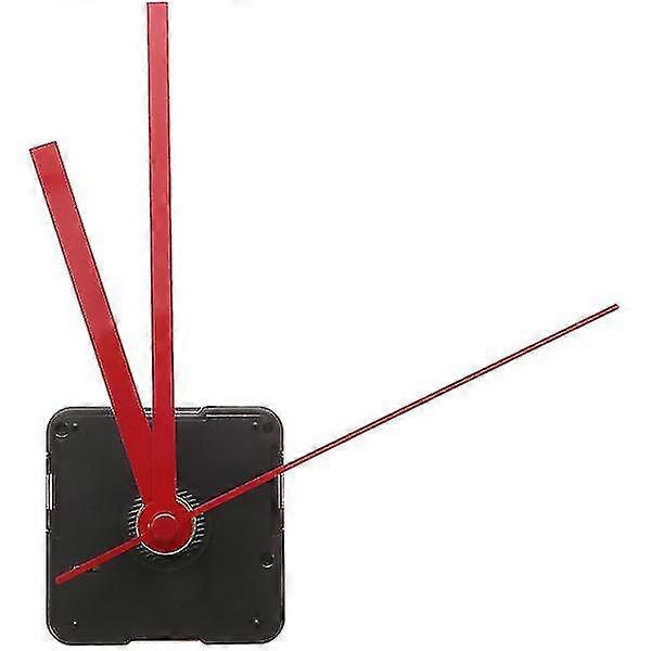 Silent Clock Movement Kits For Diy Clock Replacement (red Straight Clock Hand)