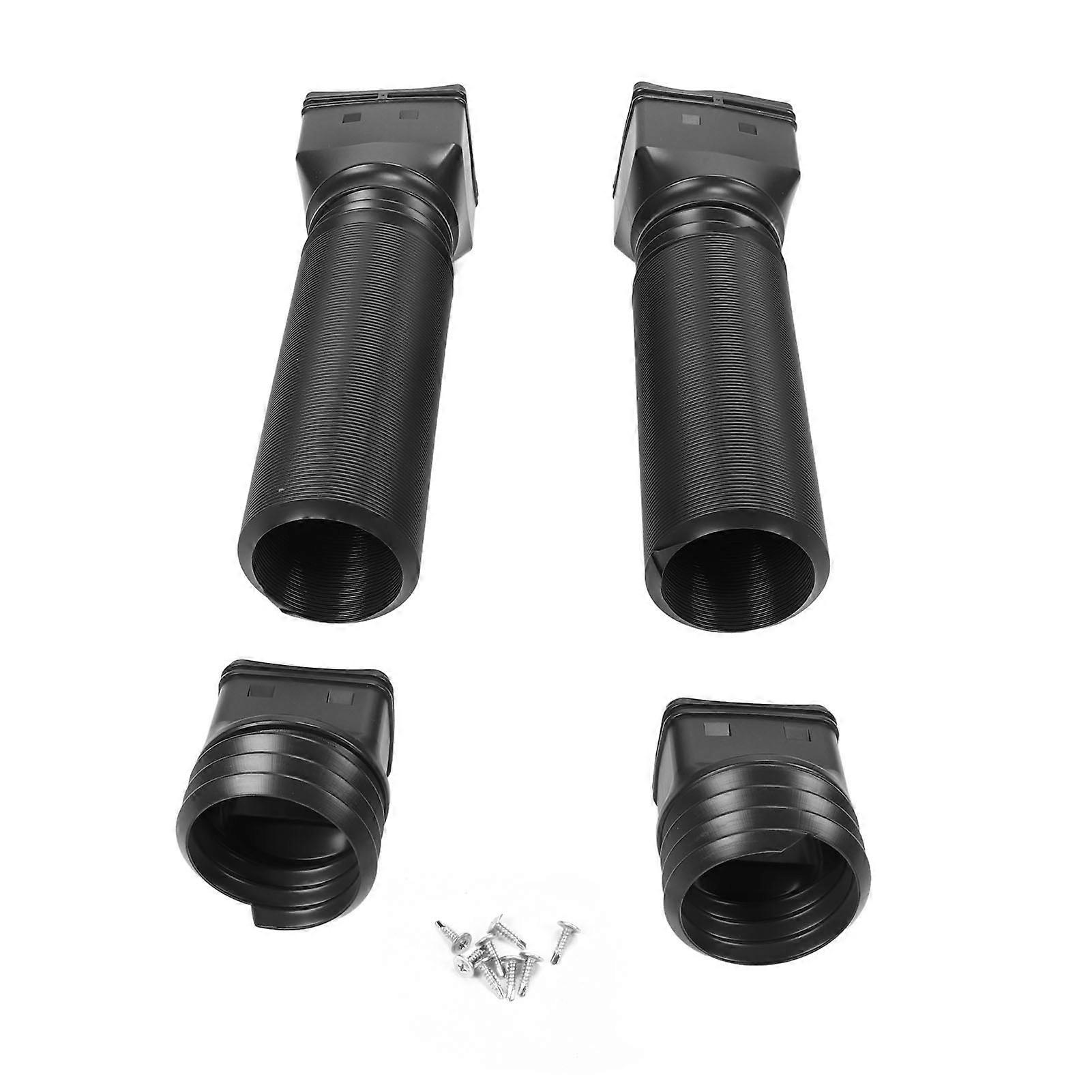 Gutter Downspout Extensions Extendable 2 Soft Hose Water Transfer Rainwater Gutter Pipe Black