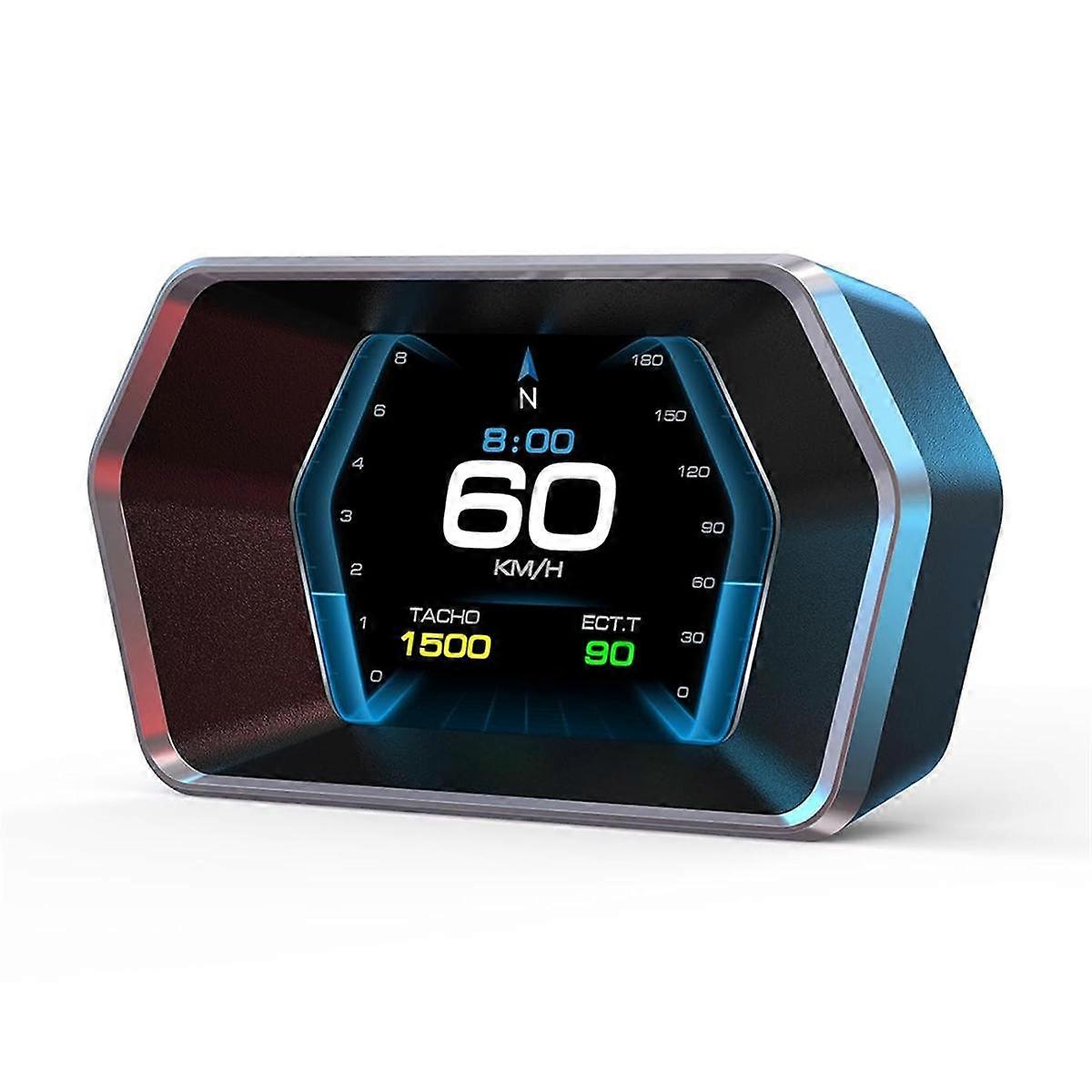 Car Heads Up Display, Car Smart Obd2 Gauge Display, Gps Speedometer με την ταχύτητα του οχήματος, Rpm, Τάση κατανάλωσης καυσίμου