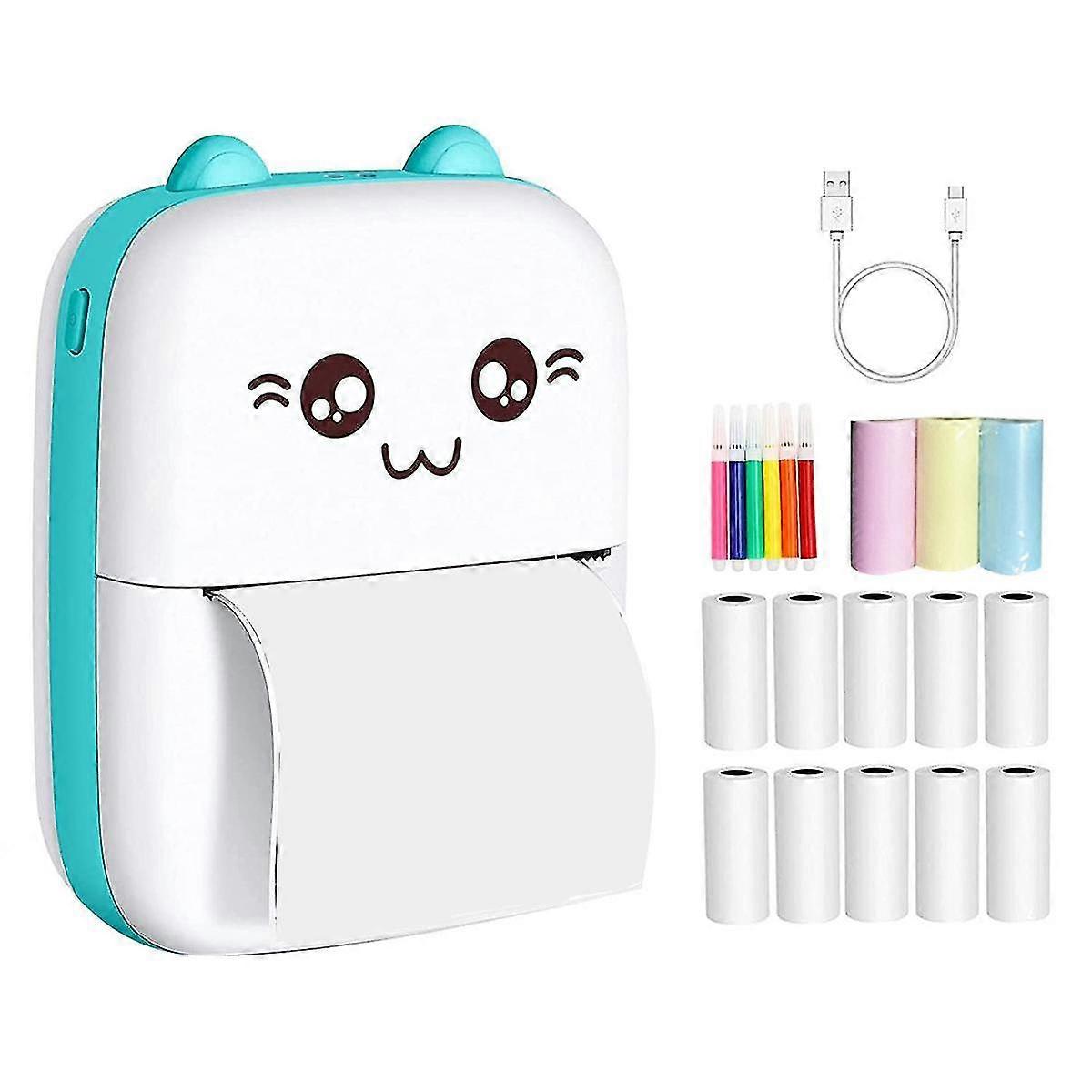 Mini Printer,portable Pocket Printer,bluetooth Wireless Smart Thermal Inkless Printer,smartphone Ph