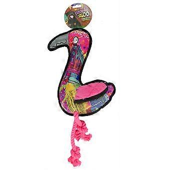 Super Sturdy Jumbo Flamingo Dog Toy