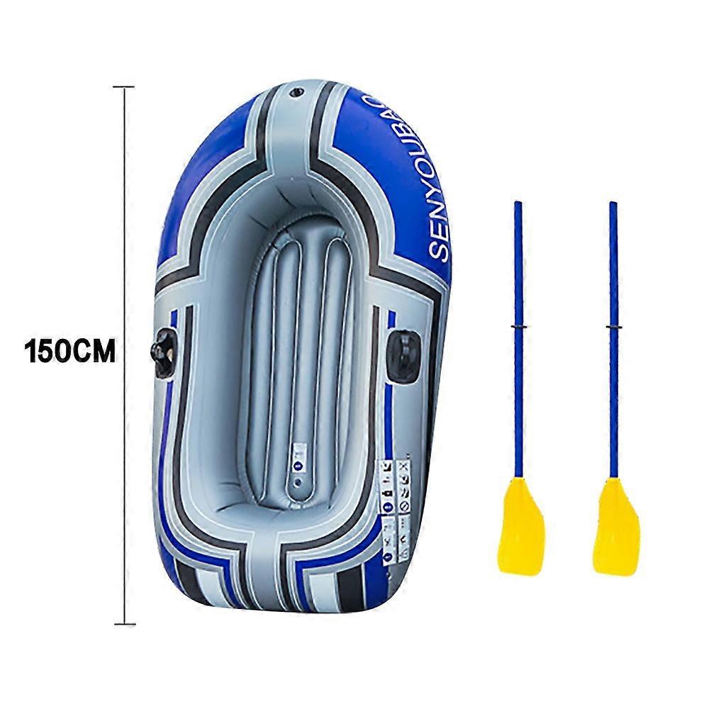 New Inflatable Rowing Canoe Kayak Dinghy With Paddle Oars