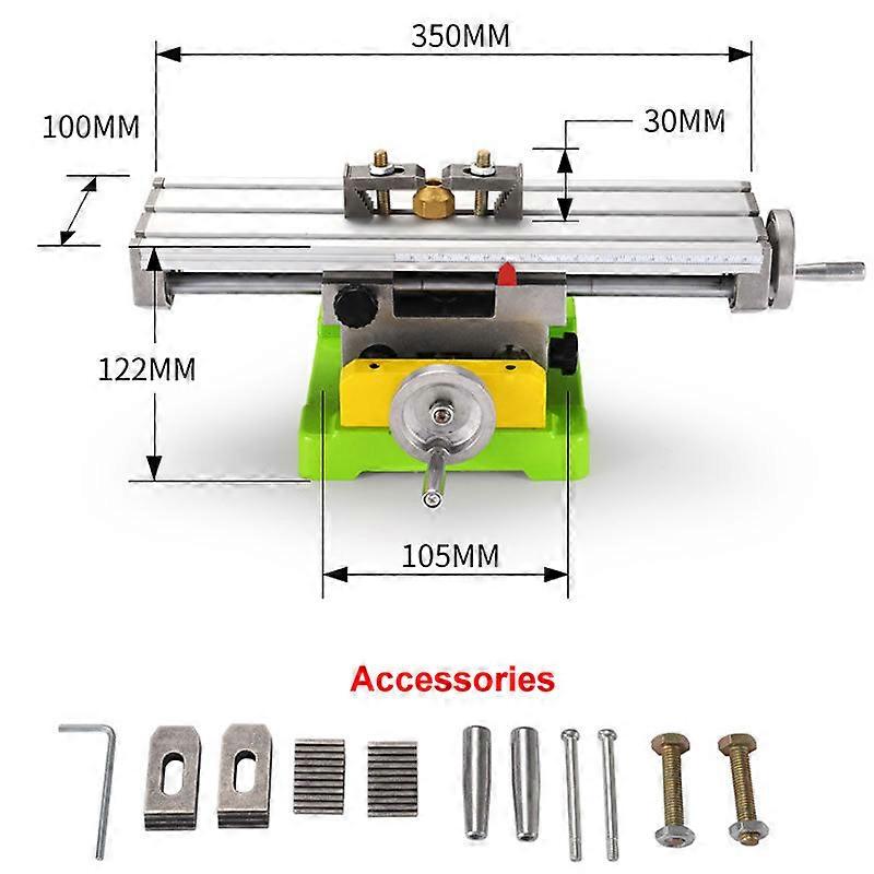 Slide Table Working Cross Worktable For Milg Hine Compound Drilg For Bench Drill 6350