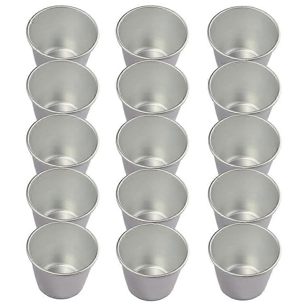 15-pack puddingformar, non-stick puddingkoppar äggtartform, robusta formar för att göra och salta T