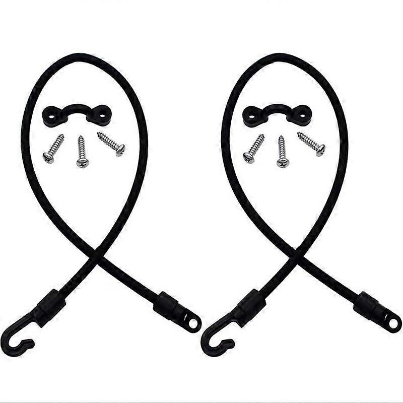 6mm Kayak Boat Fishing Rod Tamer Strap Deck Mount Connector (18 inch)