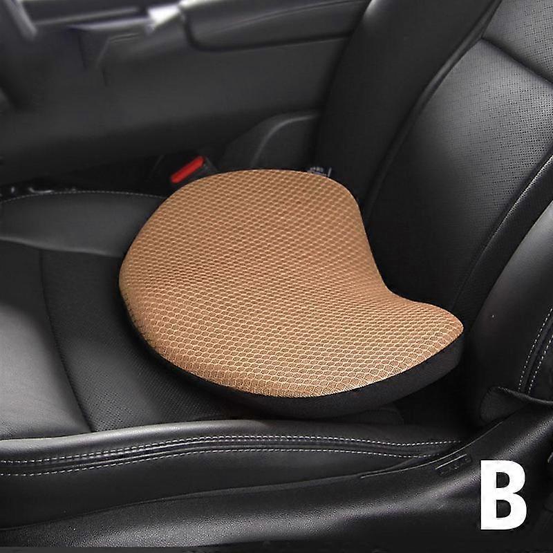 2 In 1 Multifunctional Car Seat Cushion Universal Memory Sponge Seat Lumbar Support Pillow Breathable Driver Seat Raising Pad