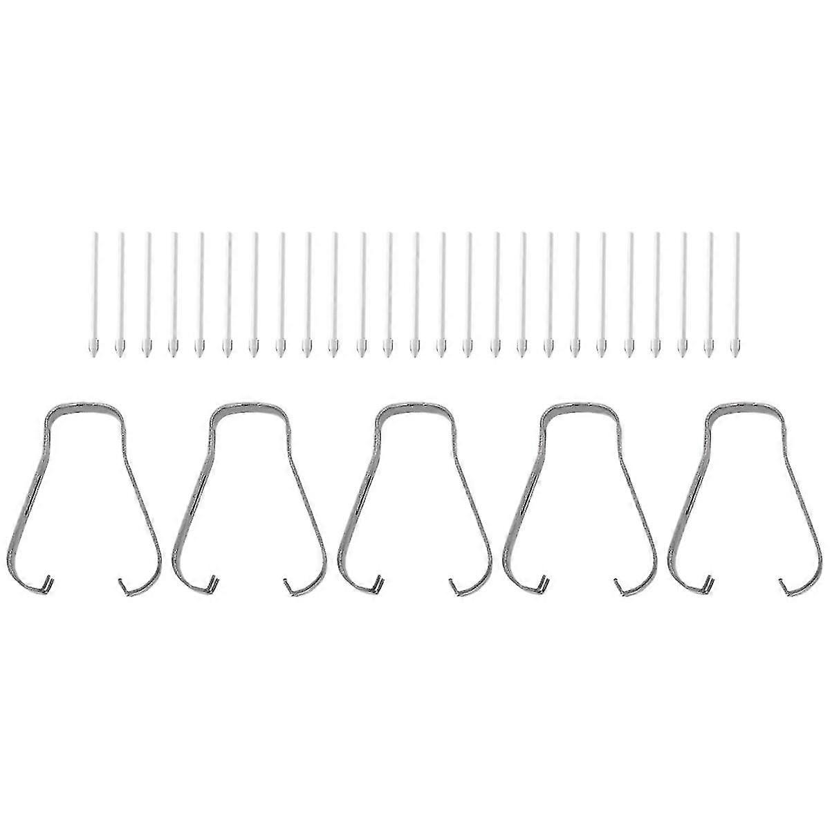 Stylus Nib S6 Nib S7 Refill N10 Replaceable S22 Nib N20 Refill 1 Set 25 Gray Pen Heads+5 Clips