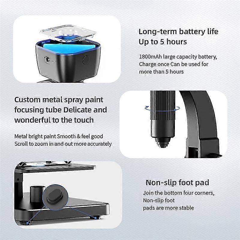2000x Biological Digital Microscope Wifi Usb Microscope With Digital & Microbial Lens With 11 Adjus