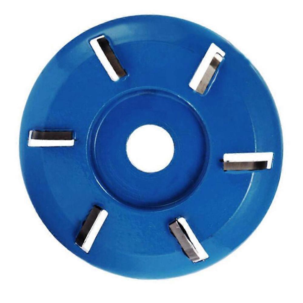 Angle Grinding Wheel Wood Carving Disc 5/8 Inch 6 Teeth for Polishing Sanding Carving Grinding Wheel Plate Blue