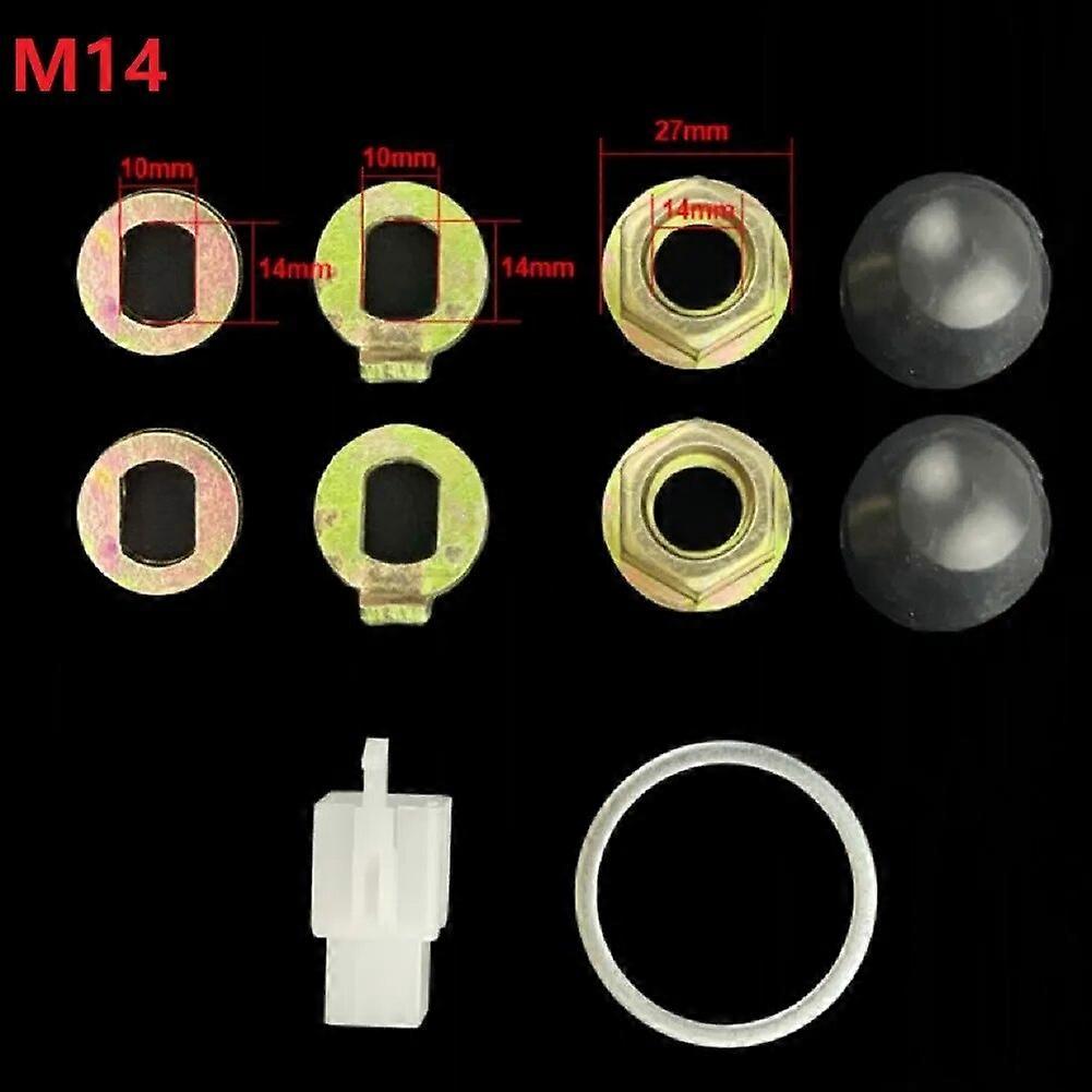 E-Bike Hub Motor Nuts Kit, for M14 Axle Lock Nut Washer Spacer Cover Set For 500W-5000W Electric Bicycle Motors,2 Sets Black E-Bike Hub Motor Nuts Kit, for M14 Axle Lock Nut Washer Spacer Cover Set For 500W-5000W Electric Bicycle Motors,2 Sets Black