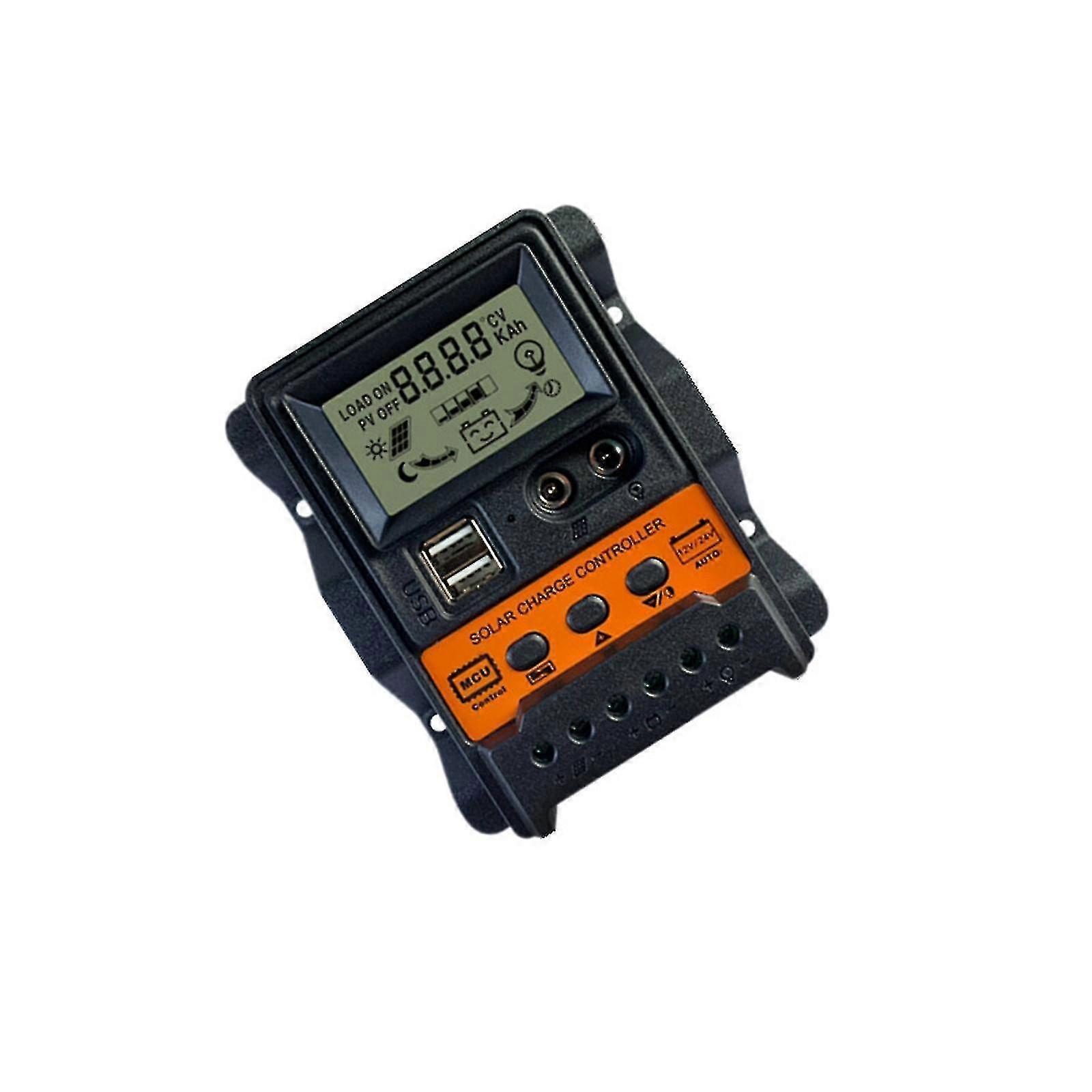 20a Mppt Solar Charge Controller Panel Battery Regulator Dual Usb 12/24v