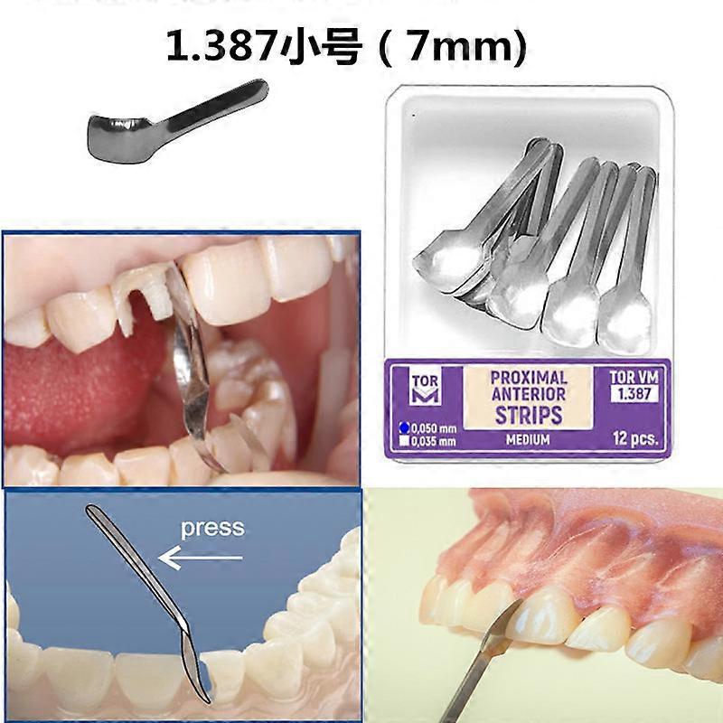 1box חתך שיניים קווי מתאר Matrice רצועות קדמיות פרוקסימליות מערכת רצועת מטריצה קדמית תאומה נירוסטה גדולה קטנה