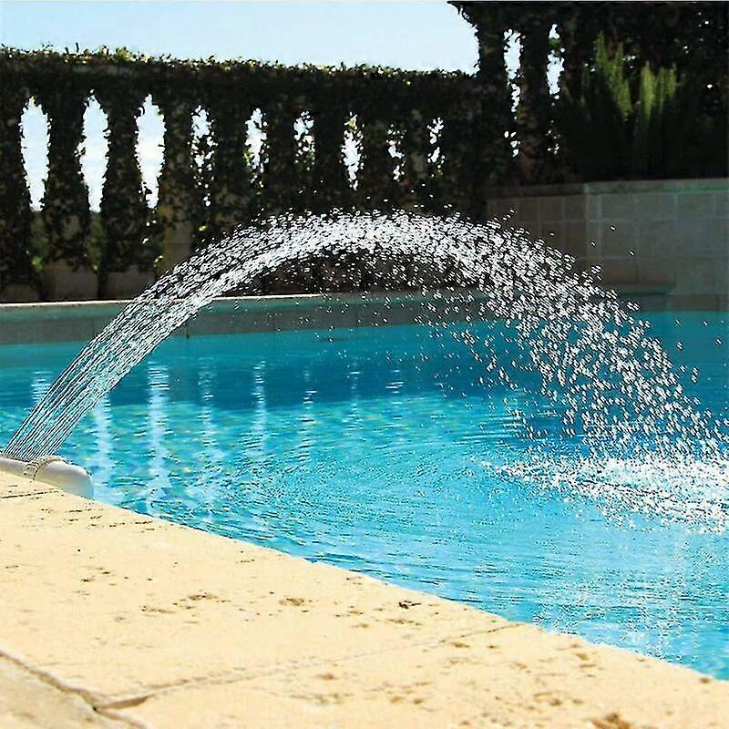 Waterfall Pool Fountain, Above Ground Pool Waterfall, Outdoor Pool Accessory, Pool Accessory Adjustable Basin Fountain Faucet Pool Water Fountain