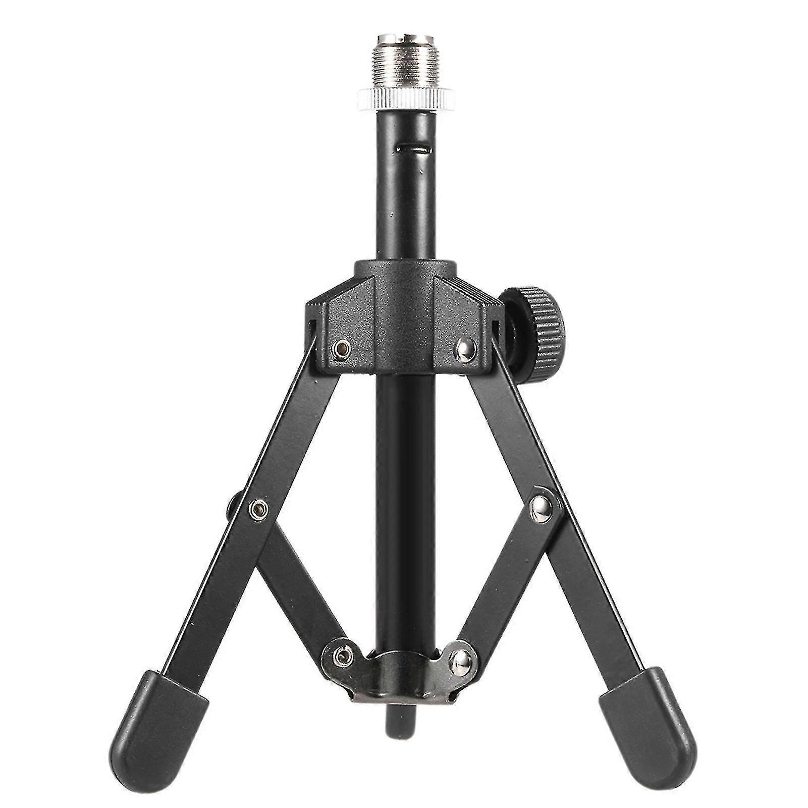 Ms-12 Mini Foldable Desktop Tabletop Tripod Microphone Mic Stand Holder