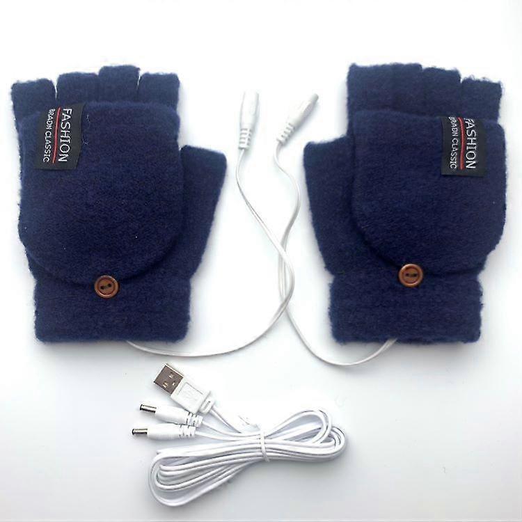 Electric Usb Charging Heating Gloves Thermal Heated Full Half Finger MittensElectric Usb Charging Heating Gloves Thermal Heated Full Half Finger Mitte