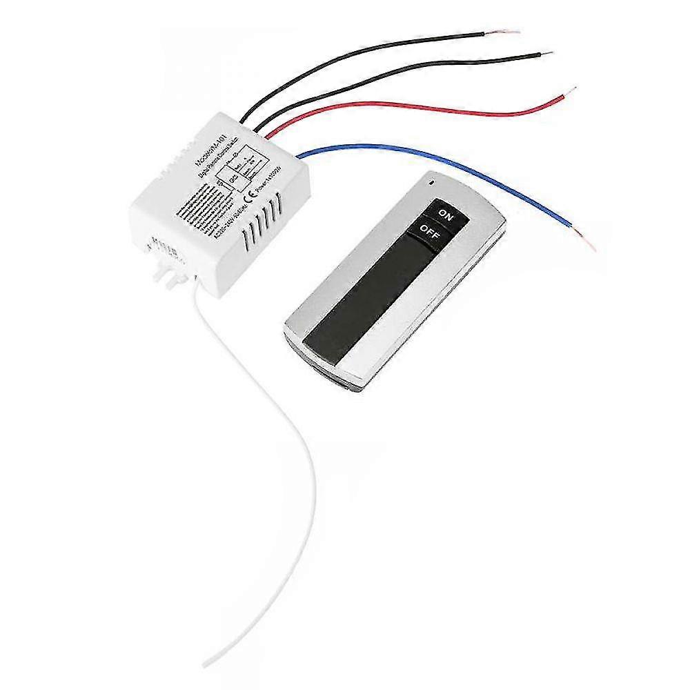 Channel with Digital Transmitter 220V ON/OFF 1 Switch Wireless Relay Receiver Remote Control Light