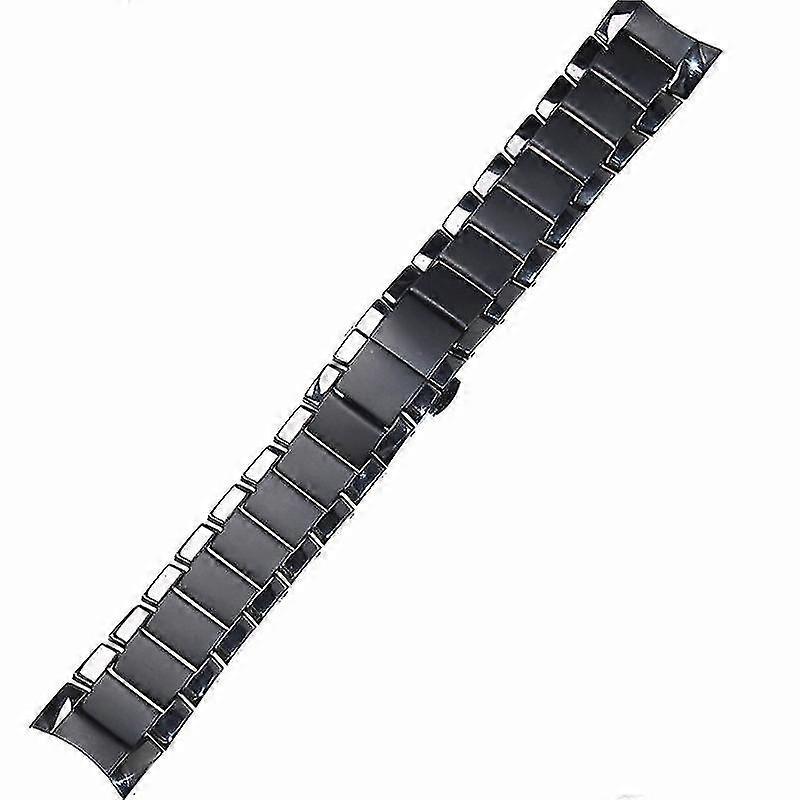 적합 아르마니 시계 스트랩 ar1474 ar1452 ar1451 남성 여성 블랙 화이트 22mm 24mm 세라믹 시계 스트랩 팔찌 밴드 벨트 교체