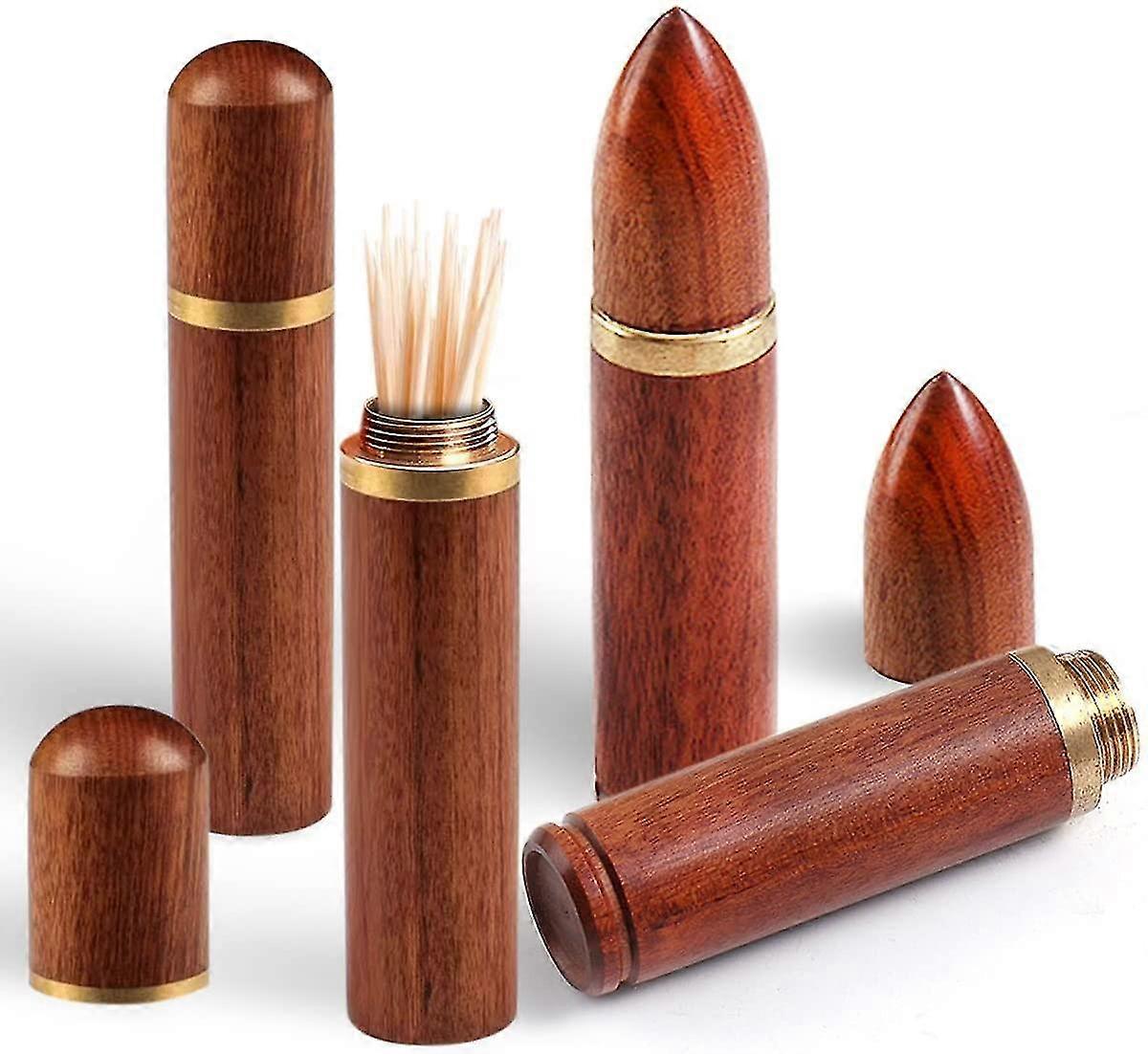 4 Pack Portable Wooden