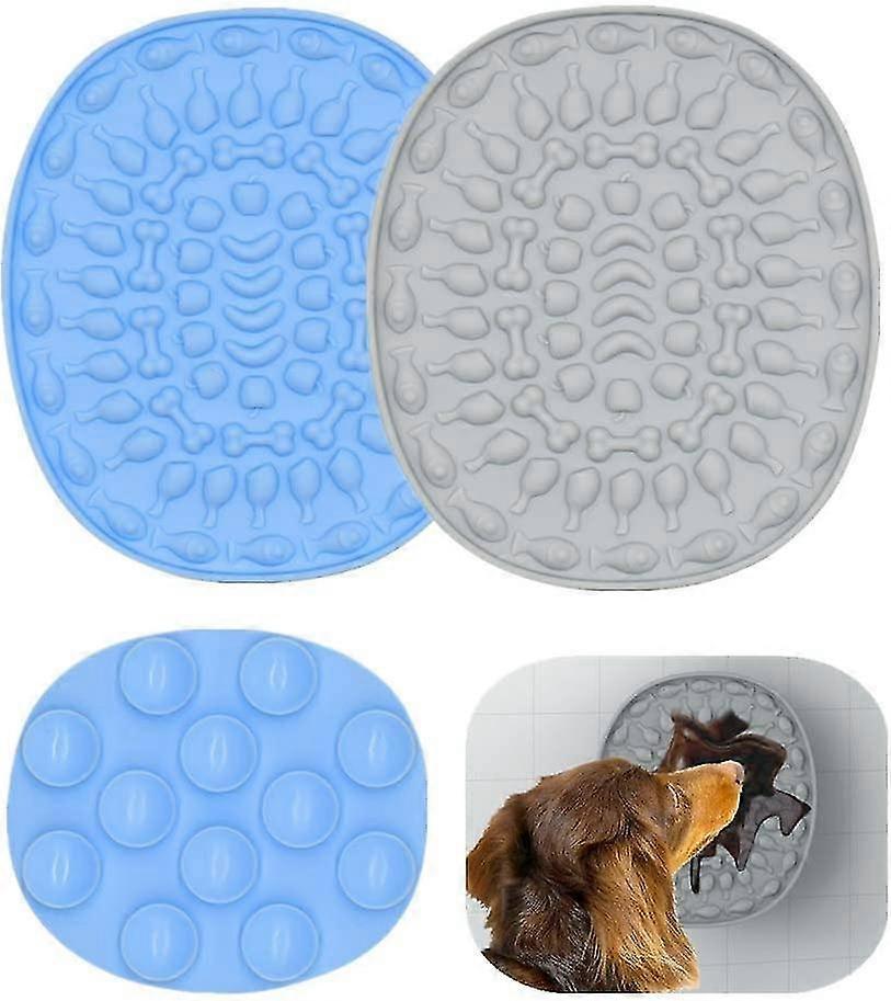 Lick Mat For Dogs, Peanut Butter Slow Feeder For Pet, Dog Lick Pad For Anxiety Relief, Treats & Grooming, Great For Pet Training In Shower With Strong